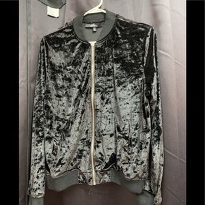 Women’s Velvet zip up jacket